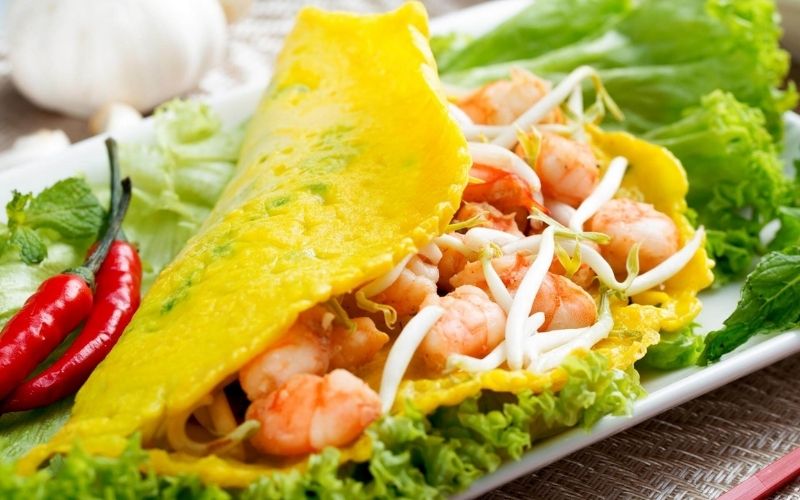 Bánh xèo tôm thịt