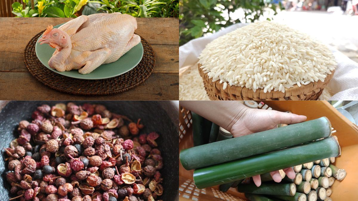 Bí quyết chọn nguyên liệu cho món cơm lam gà nướng