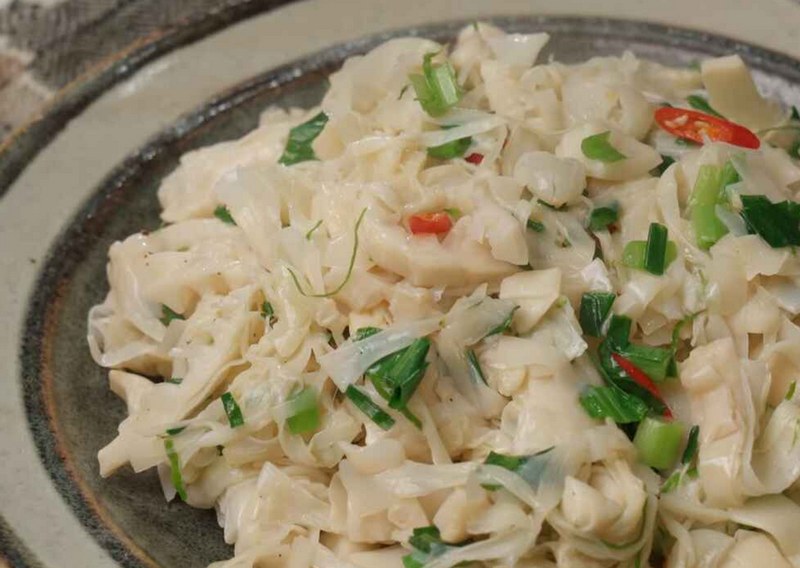 Cách làm măng đắng xào tỏi