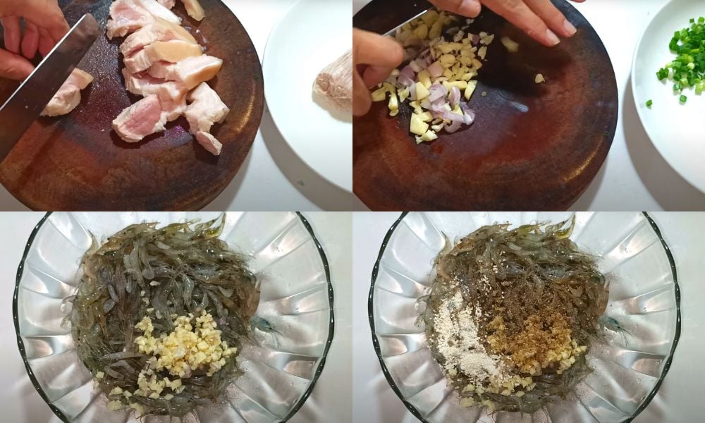 Cách làm tép rang thịt