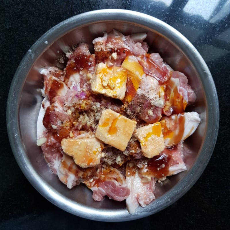 Cách làm thịt heo nướng chao