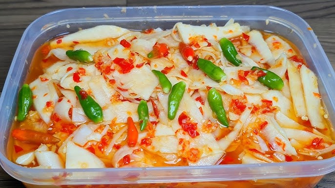 Cách ngâm măng ớt