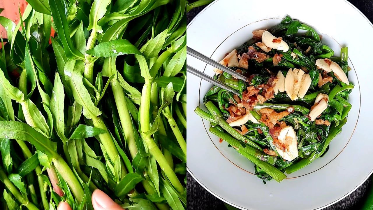  Cách thưởng thức món thịt trâu xào rau muống rau ngổ