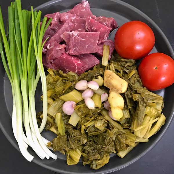 Loại dưa phù hợp nhất với món bò kho