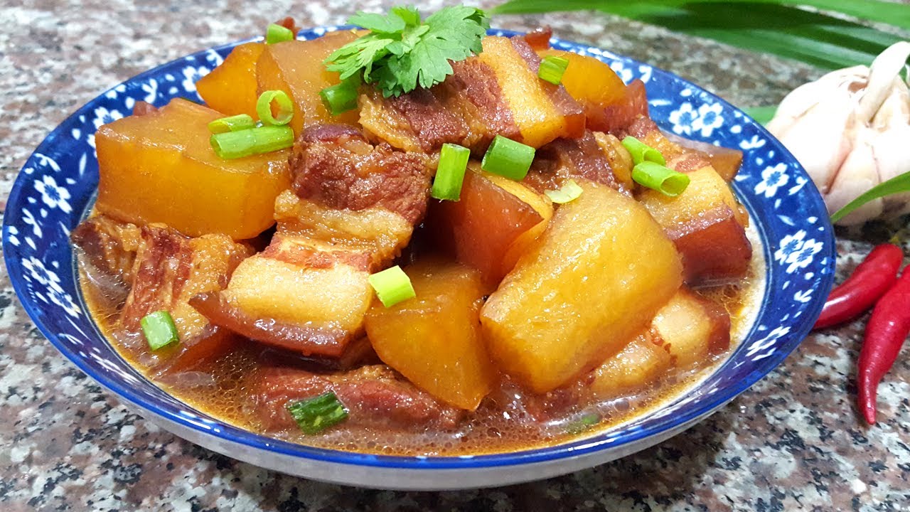 Lợi ích của thịt heo hầm củ cải trắng