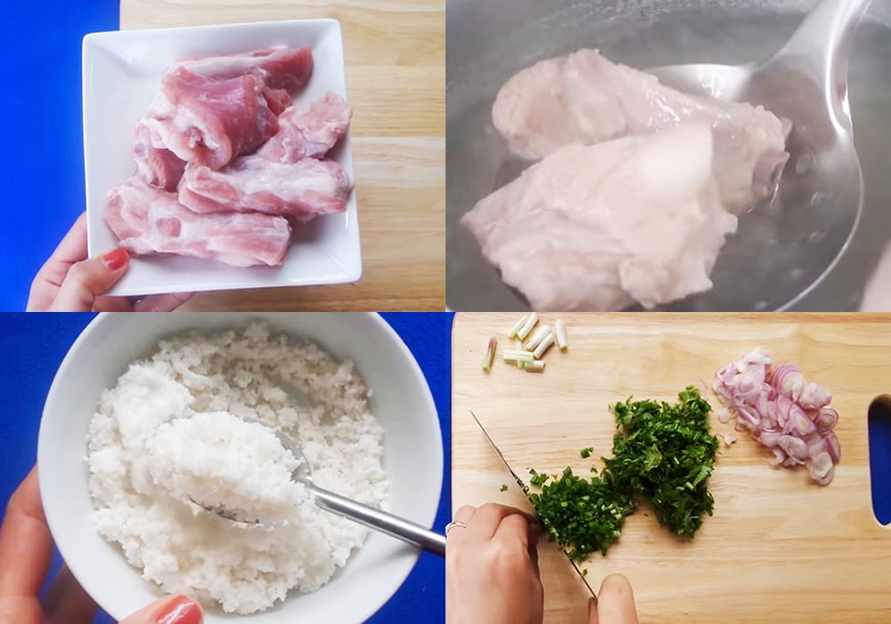 Mẹo nấu cháo sườn miền Bắc không bị tanh