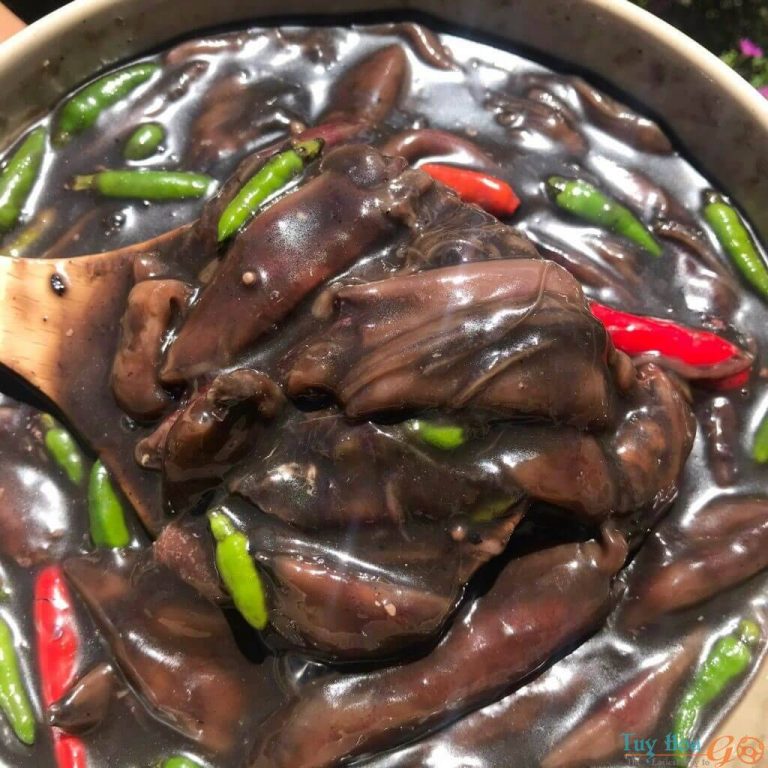 Nguyên liệu làm mắm mực kho thịt heo