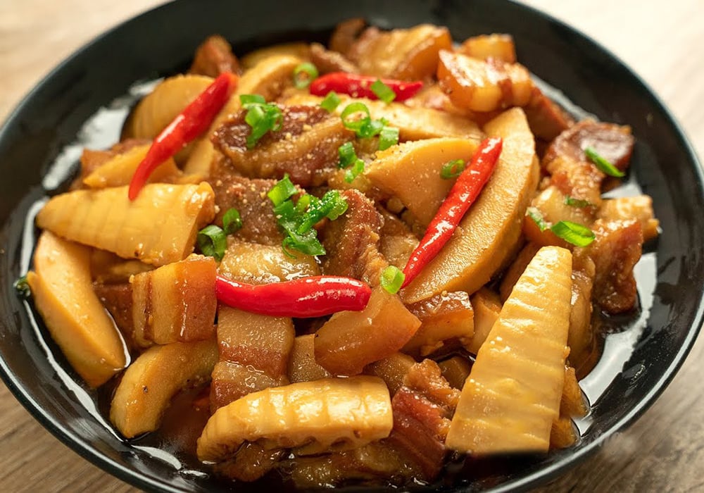 Những công thức măng chua xào thịt ngon nhất