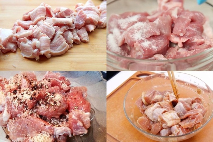 Sơ chế thịt lợn