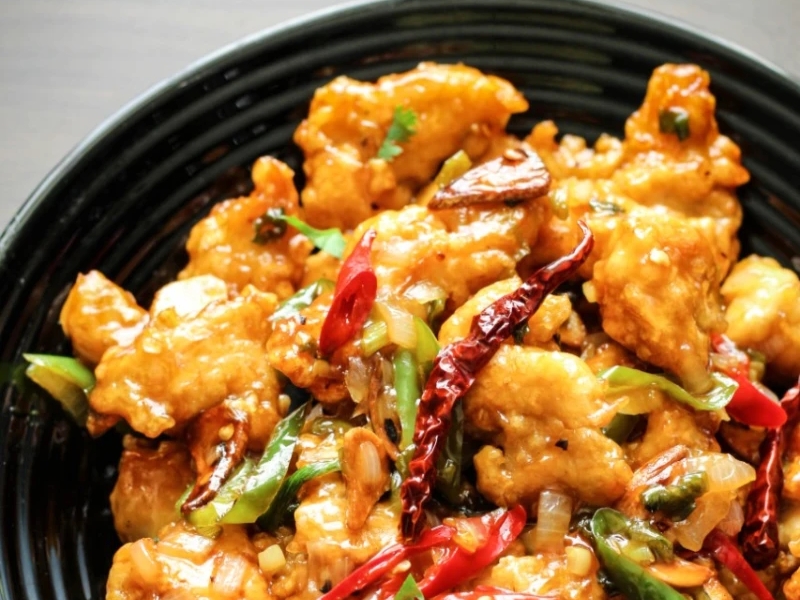 Thịt chiên sốt chua ngọt