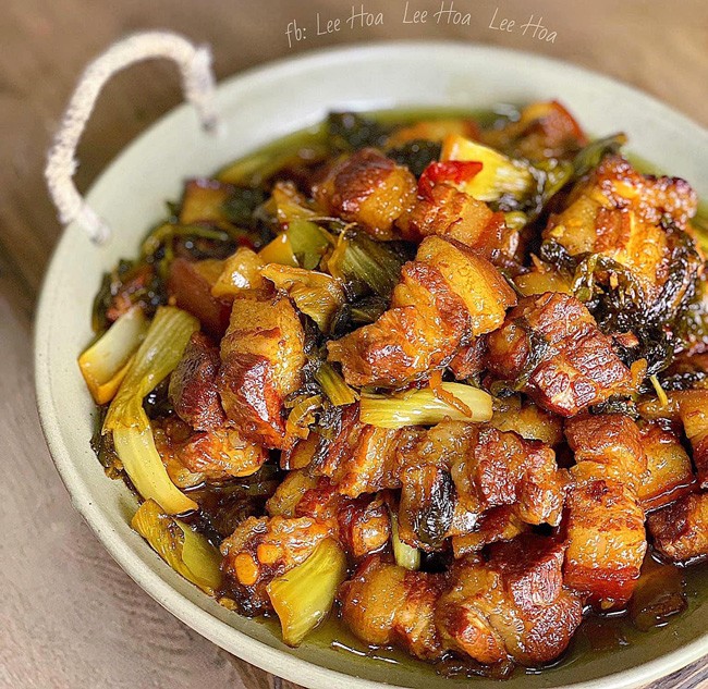 Thịt kho dưa cải ngon chuẩn vị