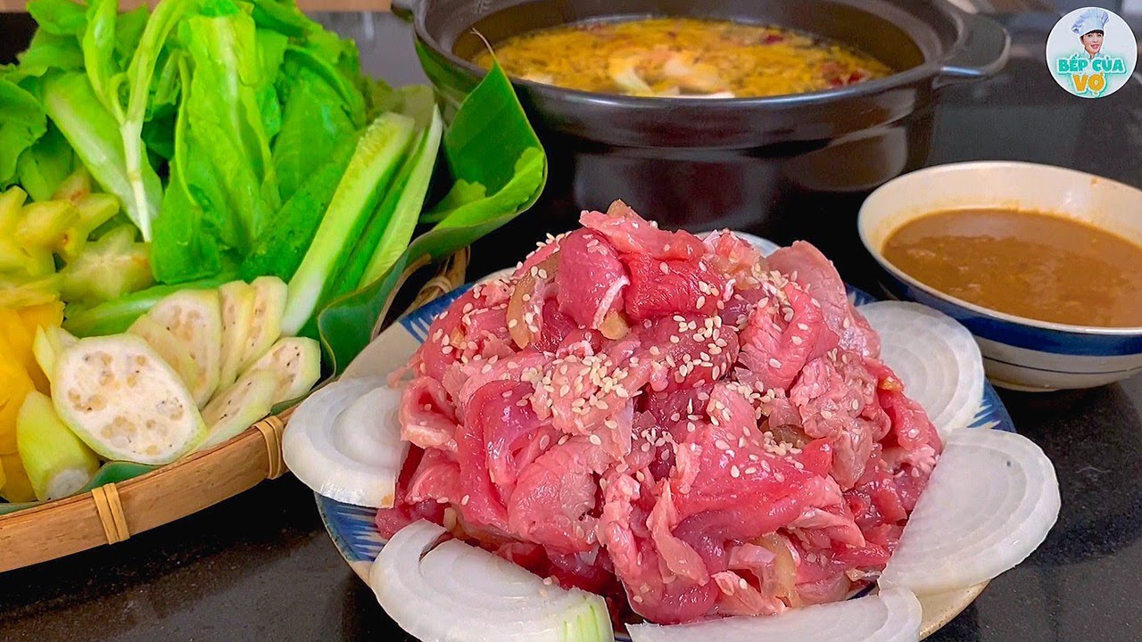 Thịt trâu nhúng dấm - Món ăn chua ngọt, đậm đà khó cưỡng