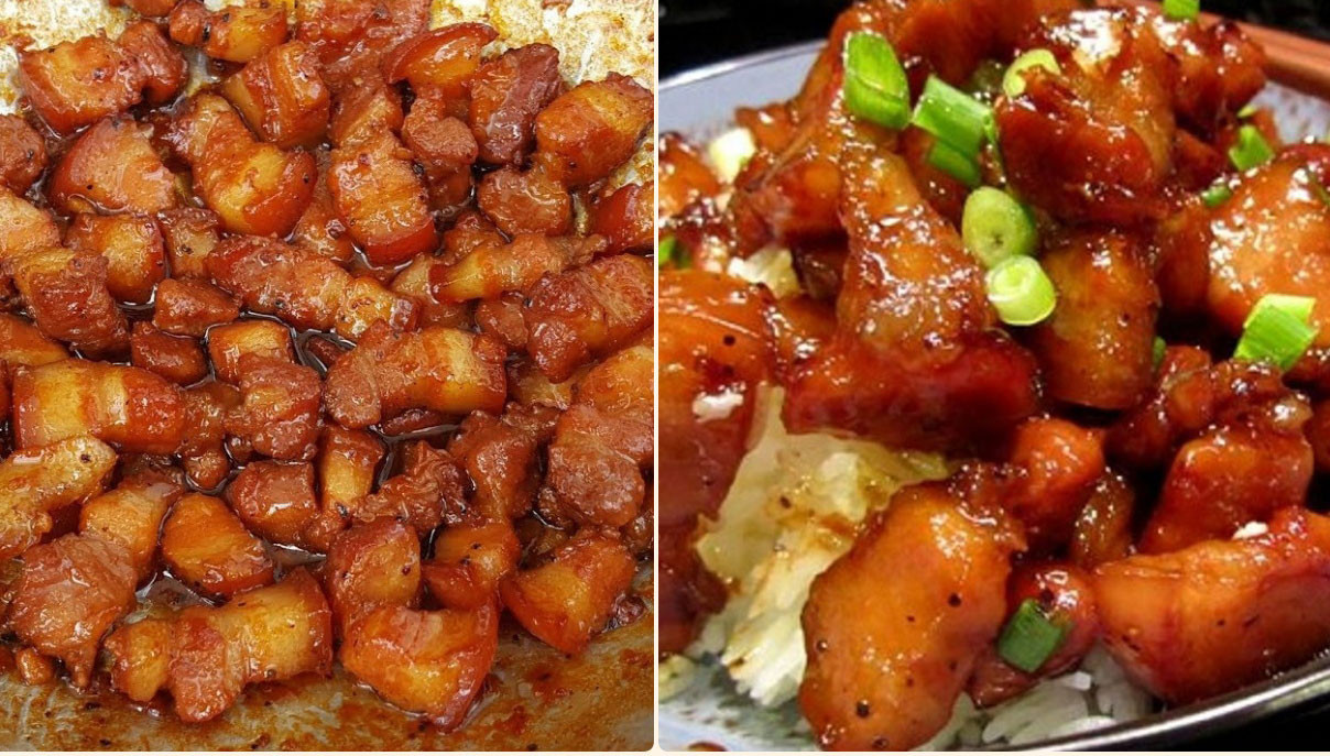 Thưởng thức món thịt kho tiêu nước sệt