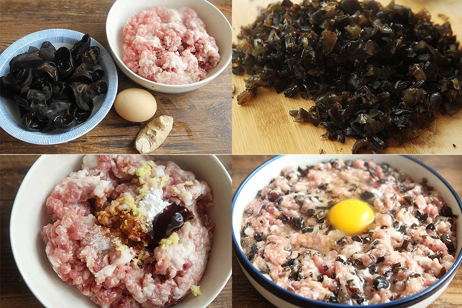 Xay và trộn thịt lợn