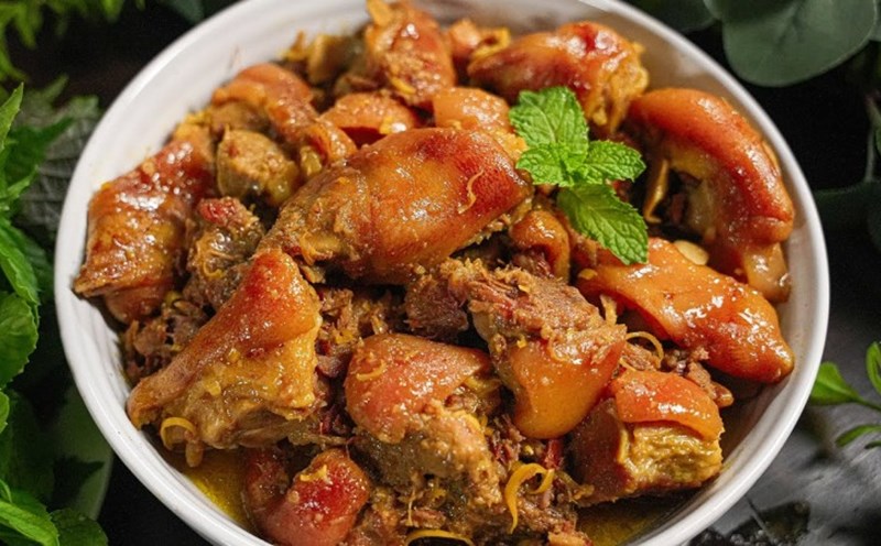 thịt dúi giả cầy