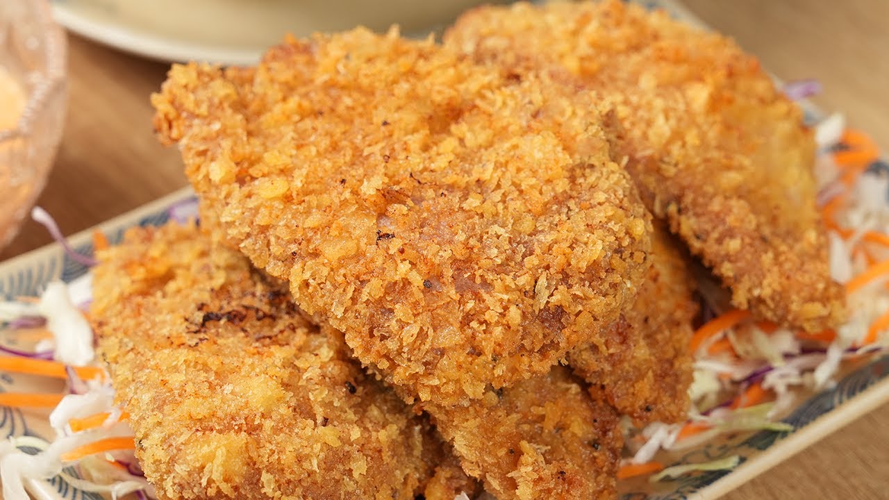 Cách làm món thịt lợn chiên xù