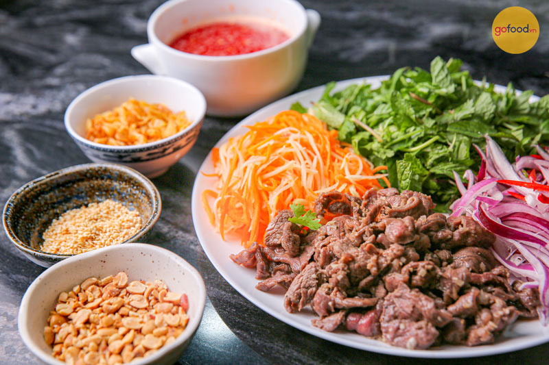 Cách làm nộm bò bóp thấu