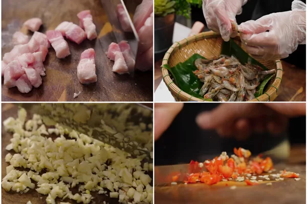 Chuẩn bị nguyên liệu