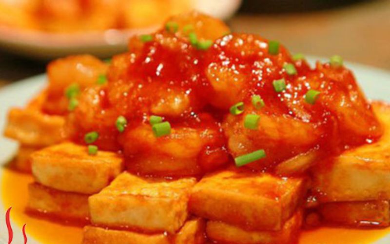 Đậu phụ sốt cà chua