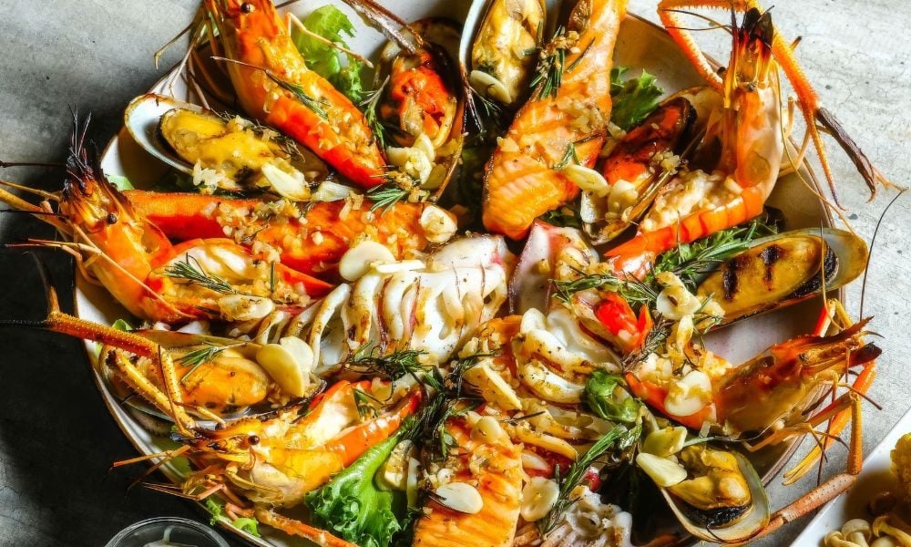 Hải sản nướng