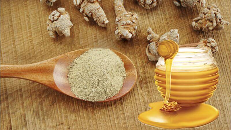 Uống bột tam thất với mật ong